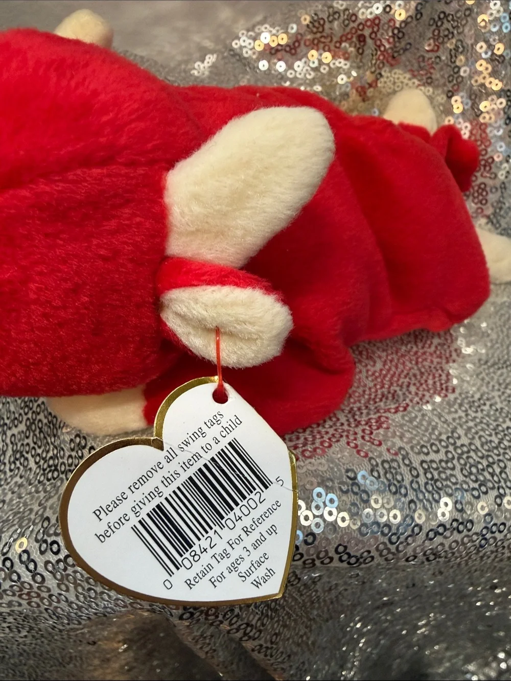 NWT Ty Snort the Bull Beanie Baby!